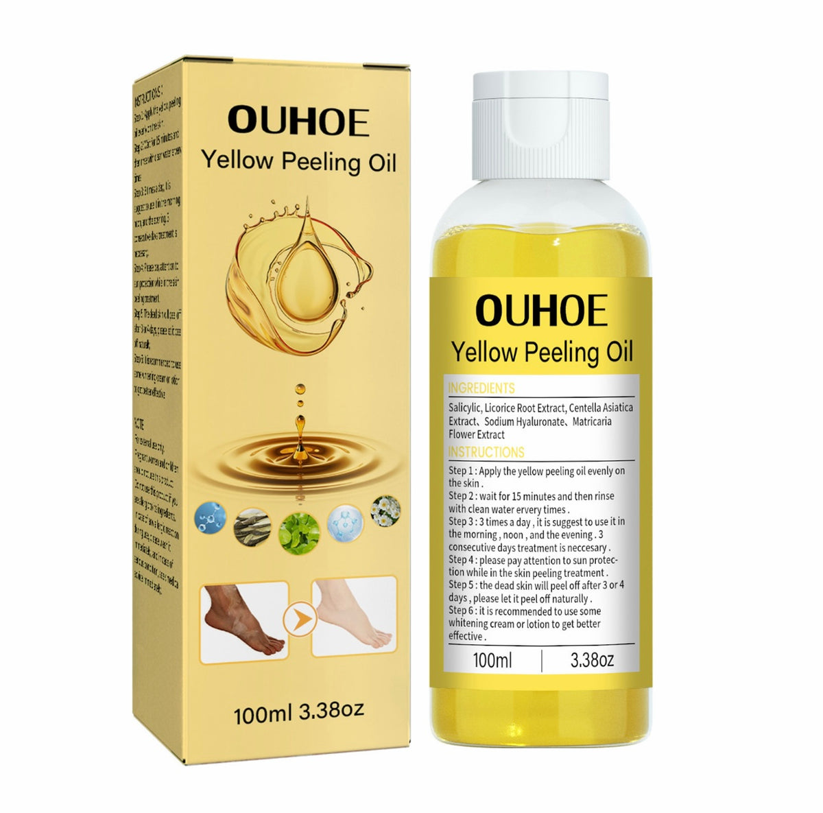 Aceite Exfoliante Iluminador — Piel Suave y Uniforme en 1 Semana